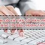 Cách Bấm Bàn Phím 10 Ngón