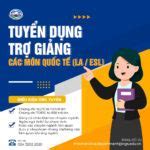 Đông Đô Tuyển Dụng Trợ Giảng