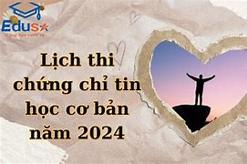 Lịch Thi Chứng Chỉ Tin Học Cơ Bản Ctu